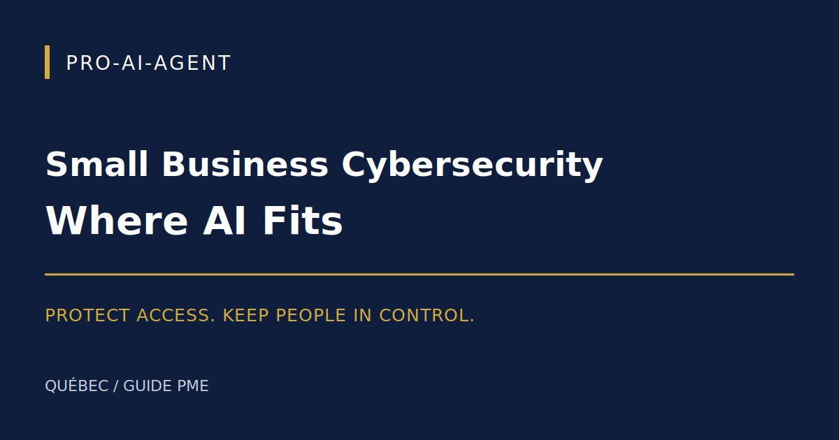 Small Business Cybersecurity: Where AI Fits